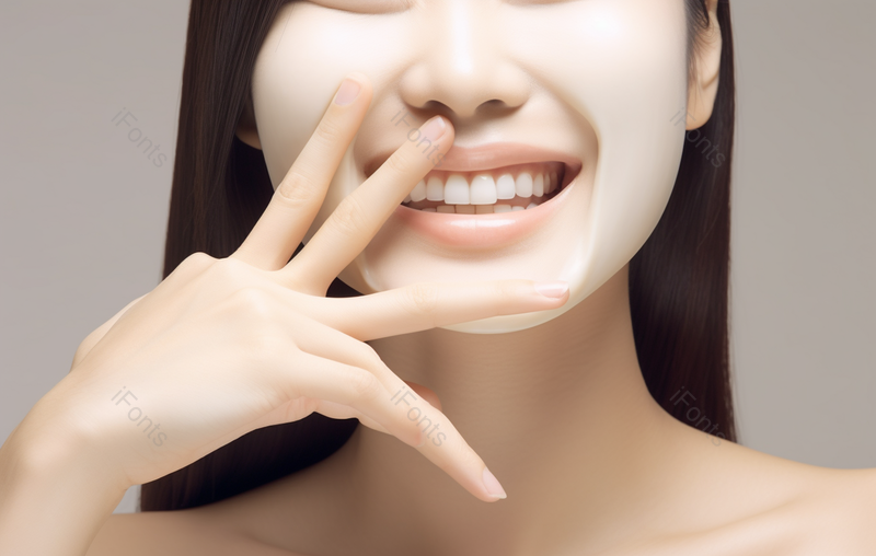 微笑的女性洁白露齿展示高清摄影图,高清,摄影图,摄影图片,图片大全,摄影图免费下载